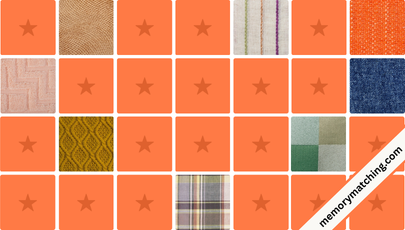 Fabric Textures Memory Game - match the cards