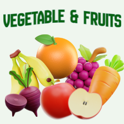 Fruits and Vegetables Memory Game