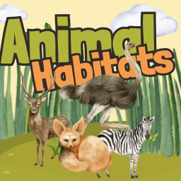 Animal Habitats Memory Game