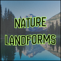 Nature Landforms Memory Game