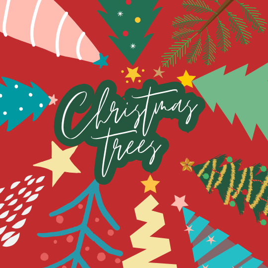 Christmas Trees Memory Game