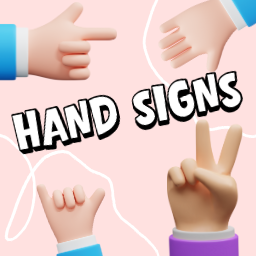 Hand Signs Memory Game
