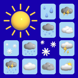 Sky and Weather Memory Game