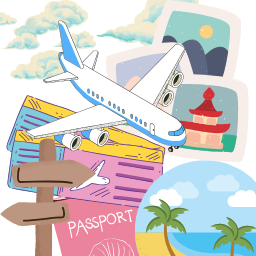 Travel and Places Memory Game
